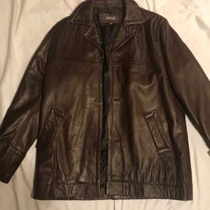 Kenneth Cole Leather Men’s Jacket